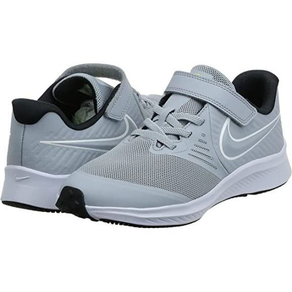 Nike Other - Nike Boys Star Runner 2 (PSV) Sneaker Wolf Grey/White/Black US Kids Size 1Y